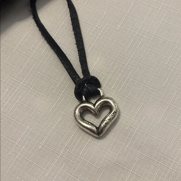 VTG Brighton Black & Brown silver Bucket Bag Crocodile print pebbled leather 90s - Picture 10 of 15